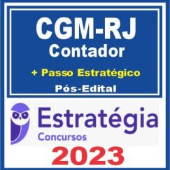 CGM RJ (Contador + Passo) Pós Edital - Estratégia 2023