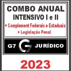 Carreira Jurídica Anual (Intensivo I e II + Complementares Federais e Estaduais + LPE) G7 Jurídico 2023