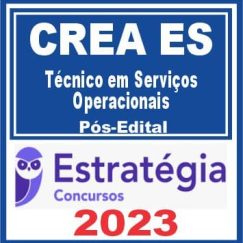 CREA ES (Técnico em Serviços Operacionais) Pós Edital - Estratégia 2023