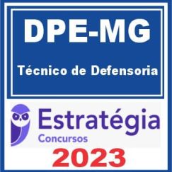 DPE MG (Técnico de Defensoria) - Estratégia 2023