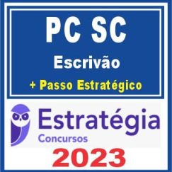 PC SC (Escrivão + Passo) Estratégia 2023