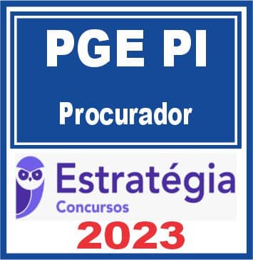 PGE PI (Procurador) Estratégia 2023