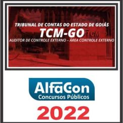 TCM GO (AUDITOR DE CONTROLE EXTERNO) ALFACON 2022