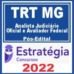 TRT MG - 3ª Região (Analista Judiciário - Oficial e Avaliador) Pós Edital - Estratégia  2022