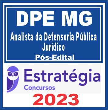 DPE MG (Analista - Jurídico) Pós Edital - Estratégia 2023