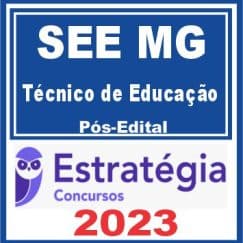 SEE MG (Técnico da Educação - TDE) Pós Edital - Estratégia 2023