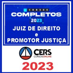 Juiz de Direito e Promotor de Justiça - Cers 2023