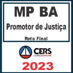 MP BA (Promotor de Justiça) Cers 2023