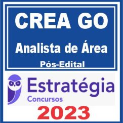 CREA GO (Analista de Área) Pós Edital - Estratégia 2023