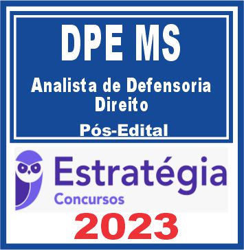 DPE MS (Analista de Defensoria - Direito) Pós Edital - Estratégia 2023