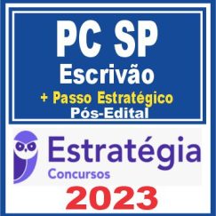 PC SP (Escrivão + Passo) Pós Edital - Estratégia 2023