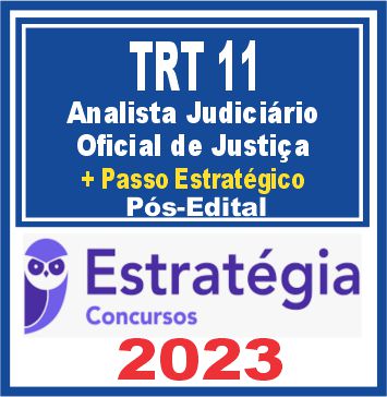 TRT 11 AM/RR (Oficial de Justiça Avaliador Federal + Passo) Pós Edital - Estratégia 2023