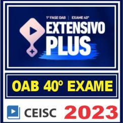 Curso OAB 1ª Fase 40 Exame (Extensivo Plus) Ceisc