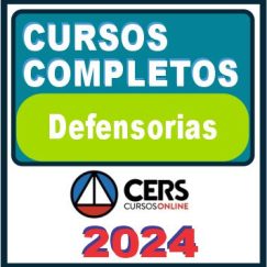 Defensorias - Cursos Completos - Cers 2024