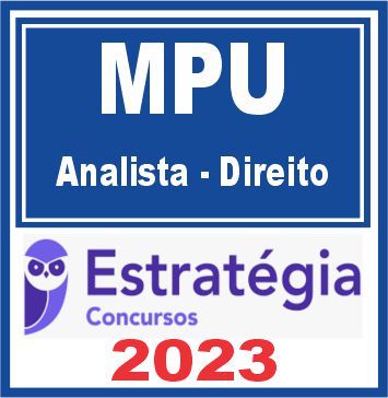 MPU (Analista - Direito) Estratégia 2023