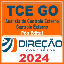 TCE GO (Controle Externo: Controle Externo) Pós Edital - Direção 2024