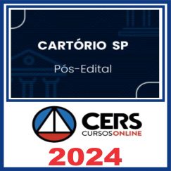 Cartório SP (Cartório de São Paulo) Pós Edital - Cers 2024