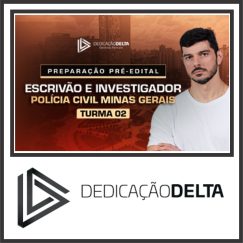 PC MG (Escrivão e Investigador) Dedicação Delta 2024