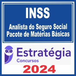 INSS (Analista do Seguro Social - Matérias Básicas) Estratégia 2024