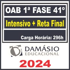 Curso OAB 1ª Fase 41 Exame (Intensivo + Reta Final) Damásio