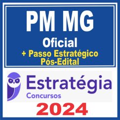 PM MG (Oficial + Passo) Pós Edital - Estratégia 2024