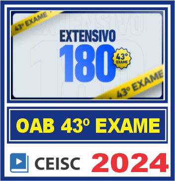 Extensivo 180 dias 43º Exame OAB