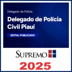 Delegado de Polícia Civil Piauí 2025